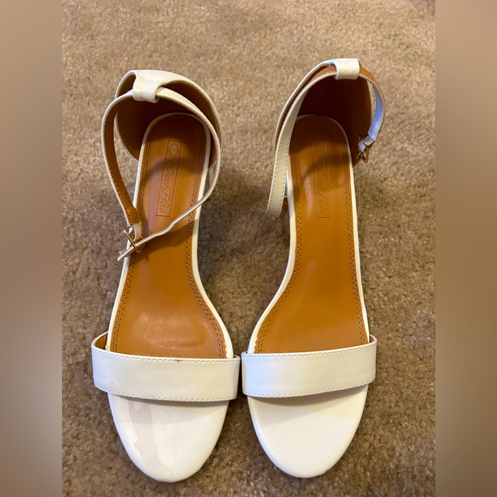Elegant White Heels